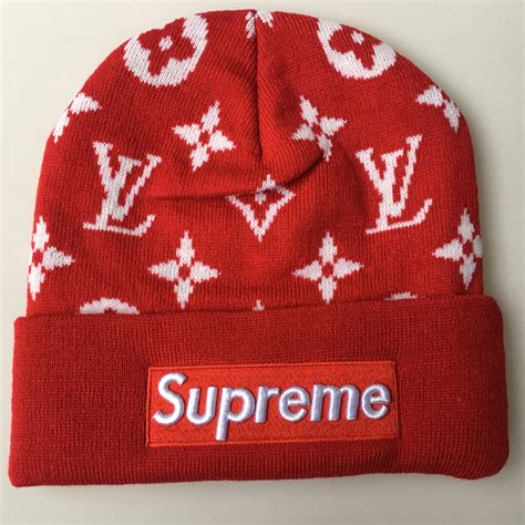 supreme louis vuitton beanie